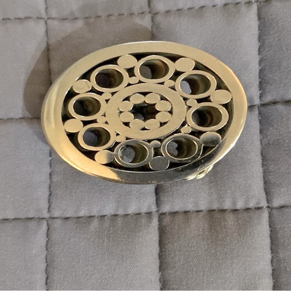 ✨Handmade✨ Titanium Belt Buckle ✨ Gorgeous Circle Pattern✨